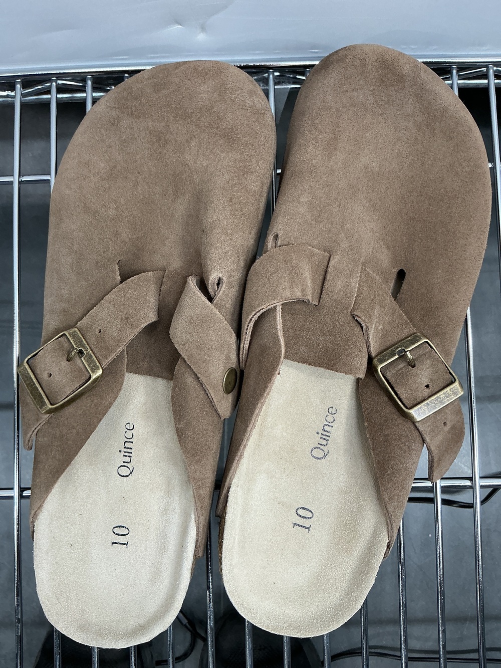Water Repellent Suede Clog Mule